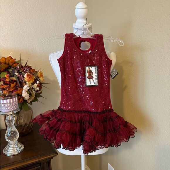 Ooh! La, La! Couture Other - NWT OOh La La Couture Sequin Red Tutu Dress Holiday Pageant Birthday 12 month